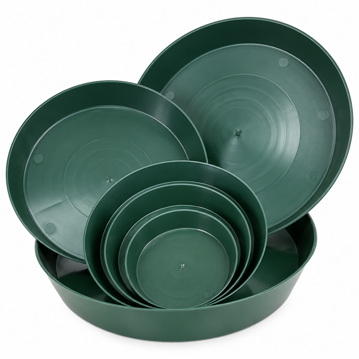 Anderson Heavy Duty Green Saucers - 8" (Case of 96)