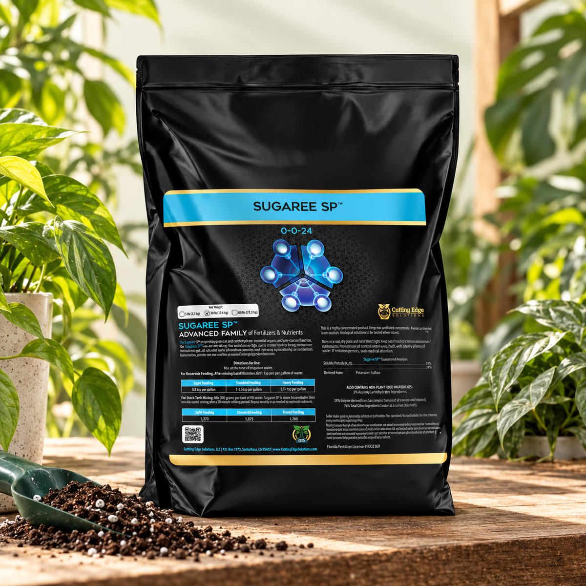 Cutting Edge Solutions Sugaree SP (Soluble Powder) 0-0-24 - 5 lb