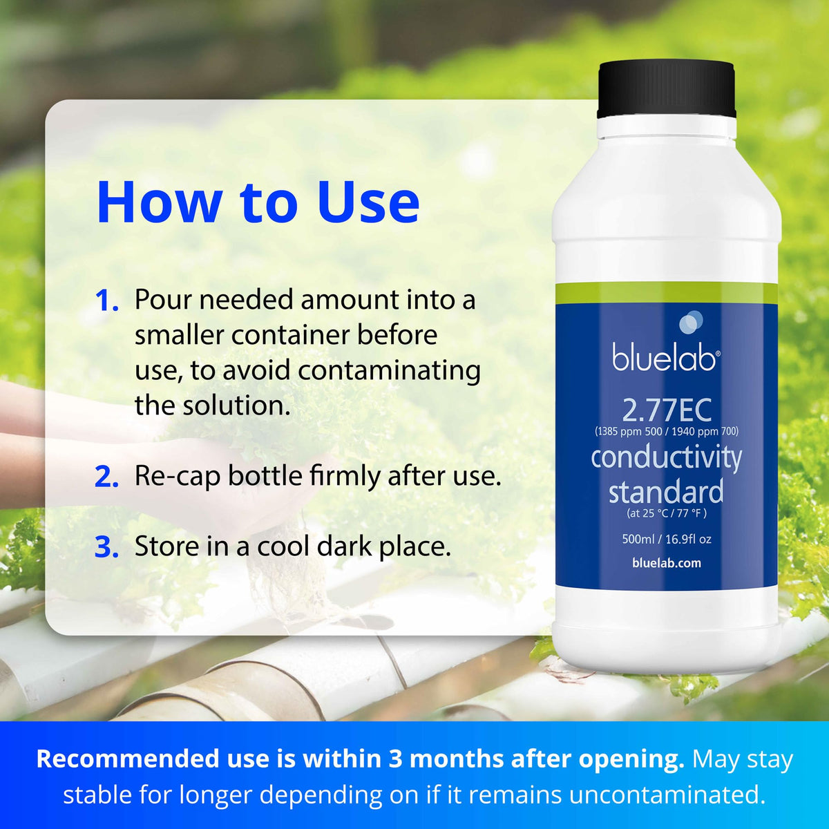 Bluelab 2.77EC Conductivity Solution - 250 ml