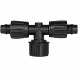 PL-55 Tee 1/2" with FHT Swivel Power Loc