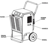 Ideal Air Pro 180 Pint Commercial Dehumidifier