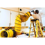 Maxx Air 12" Axial Fan Yellow 2000cfm (Hose Fan)