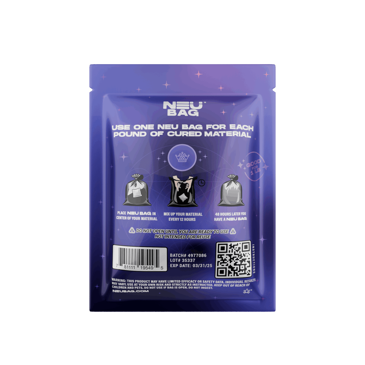 NEU Bag Terpene Enrichment Pack Purple - Single