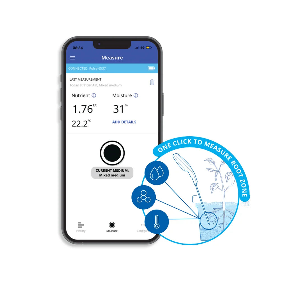 Bluelab Pulse Multimedia EC/MC Meter