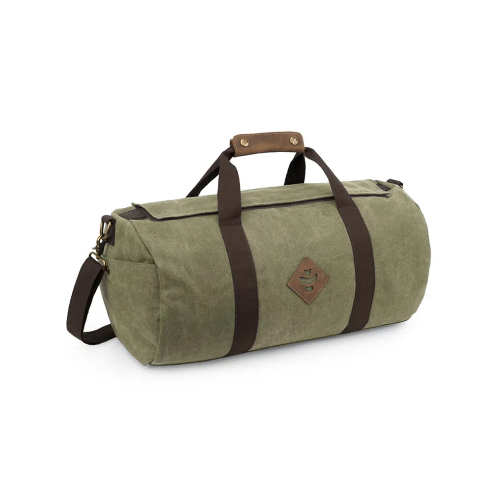 Revelry Overnighter Small Duffle Sage Canvas